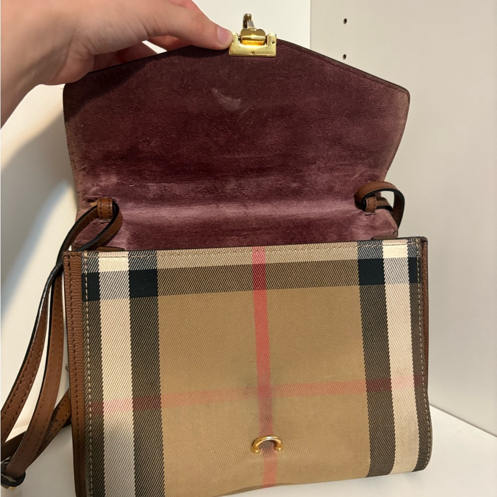 Burberry Brown and Tan Checkered Women's Bag Set - Picture 2 of 10